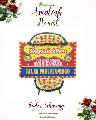 Bunga Papan Congratulation di Pinang Mancung